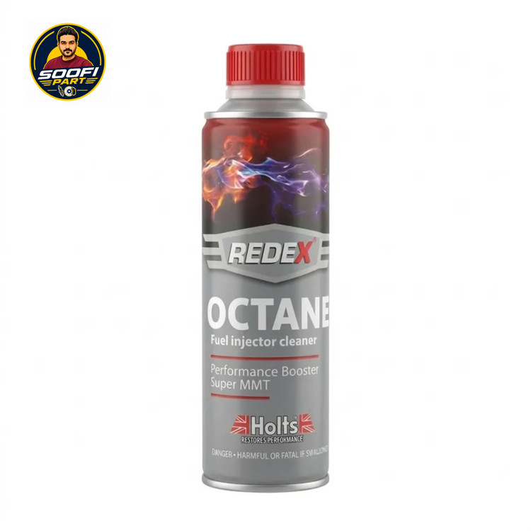 مکمل سوخت و پاک کننده انژکتور هولتس مدل REDEX OCTANE حجم 300 میلی لیتر